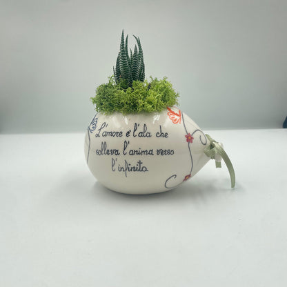 Pienne - Palloncino in ceramica con piantina