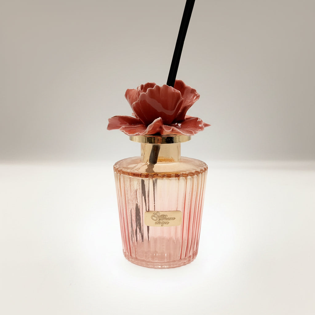 Pienne - Profumatore arancio con fiore