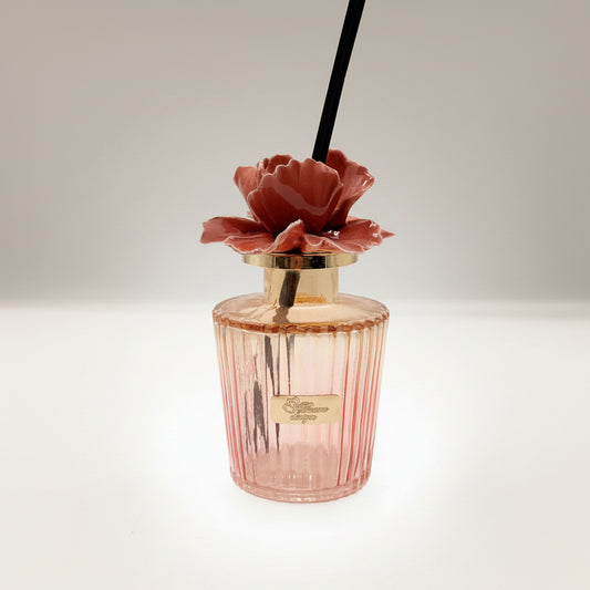 Pienne - Profumatore arancio con fiore