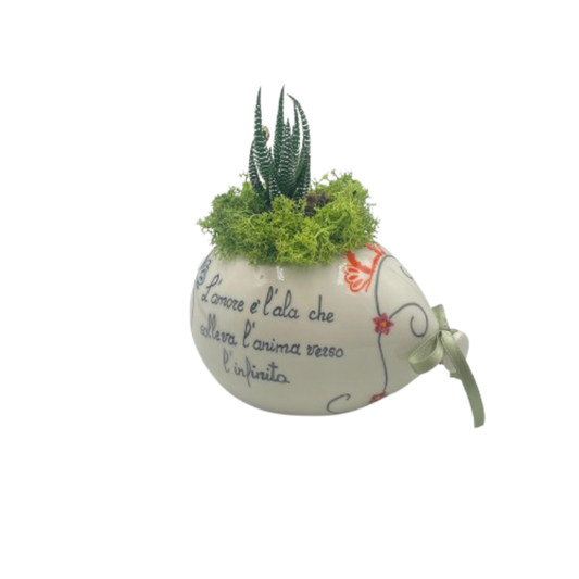 Pienne - Palloncino in ceramica con piantina
