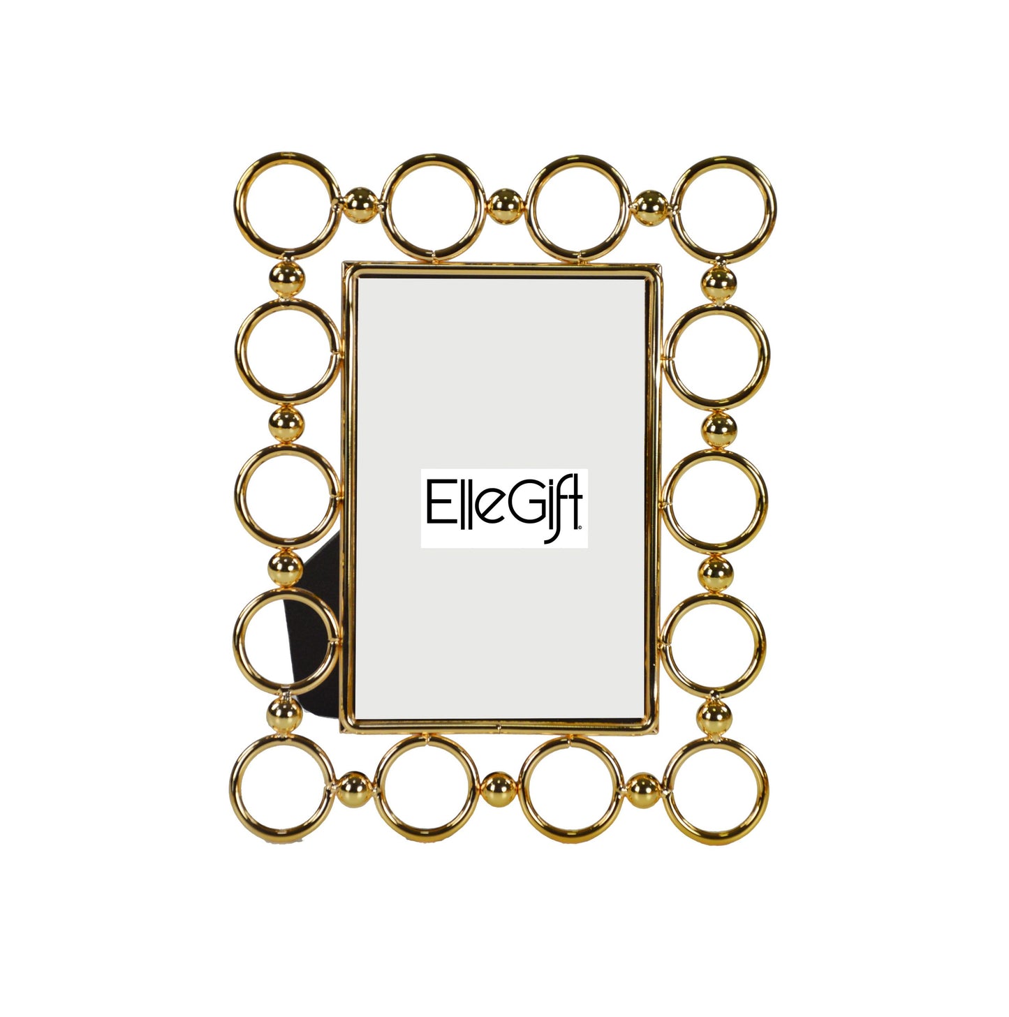 Ellegift - Porta foto golden piccolo cerchi