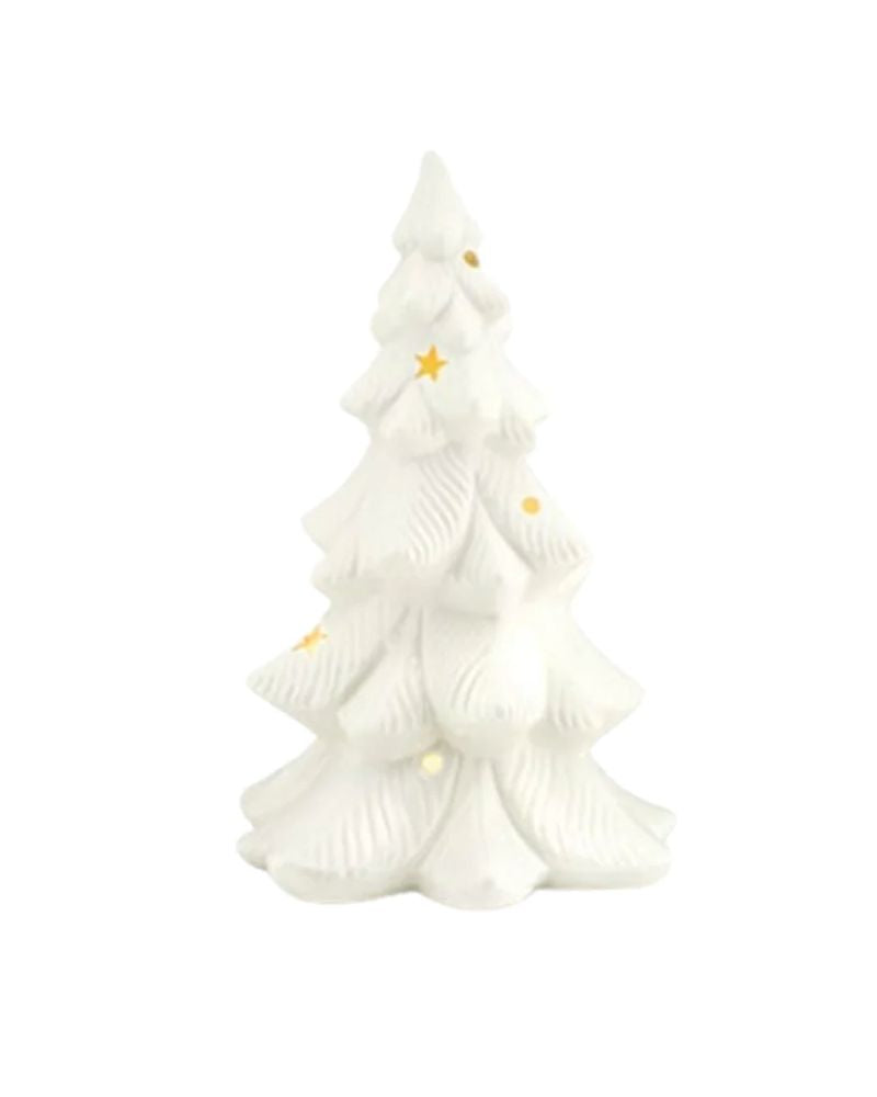 Fade - Magic wood albero bianco 13x22 con led