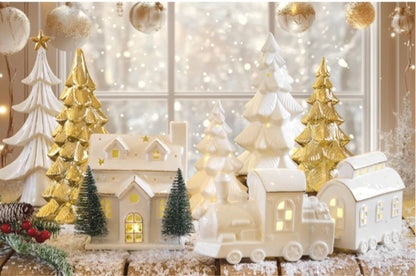 Fade - Magic wood albero oro 13x22 con led