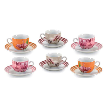 Fade -  Blooming Set 6 Tazze Caffè in Porcellana 100 ml
