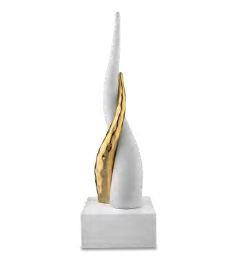 Bongelli - Corno bianco-oro base bianca