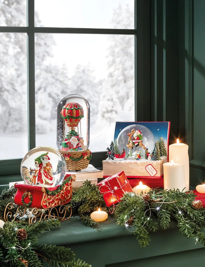 L'Oca Nera - Palle di neve carillon/led