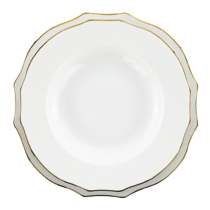Weissestal - Elga oro Servizio di piatti tavola 18 pezzi in porcellana