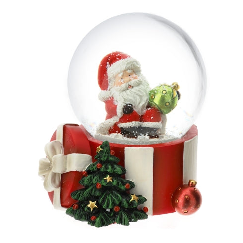 Hervit – Palla Natale acqua/neve babbo natale con pallina
