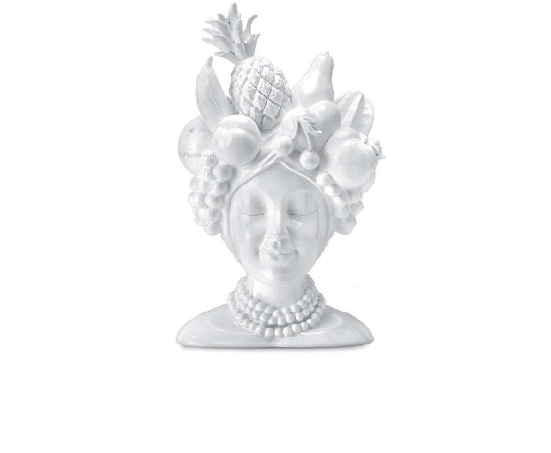Fade - Vaso bianco Gitana 23x21x37 cm