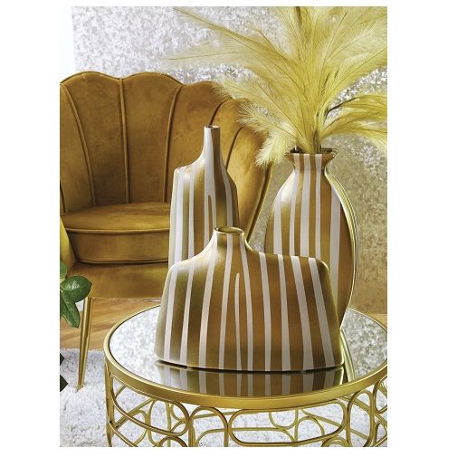 Fade - Vaso Alto Grace Gold cm16x10x41h