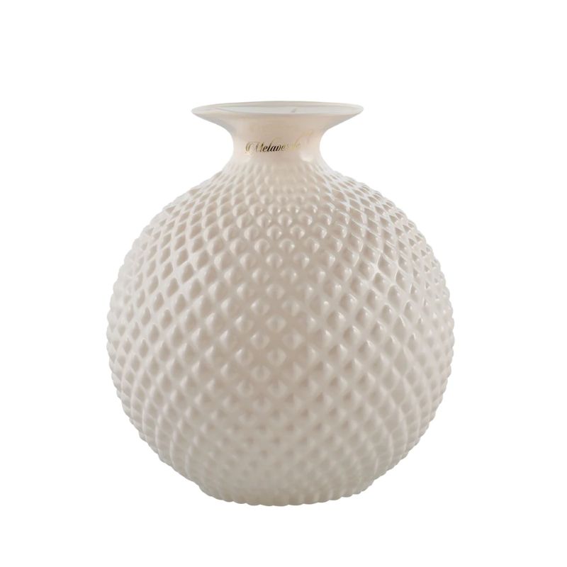 Melaverde - Vaso Javier crema lucido h23