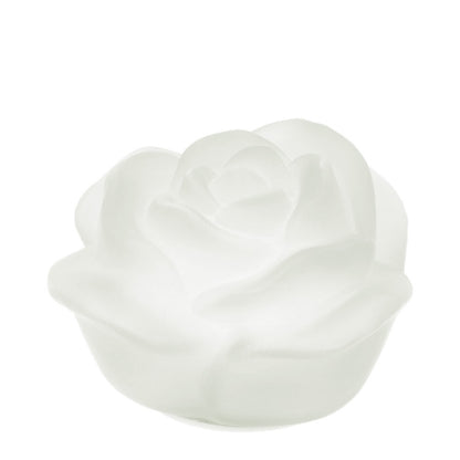 Hervit - Rosa in vetro satinato con luce a led ass