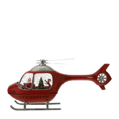 Hervit – Elicottero Babbo Natale led 48X25XH21CM
