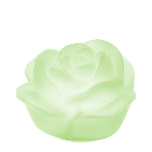 Hervit - Rosa in vetro satinato con luce a led ass