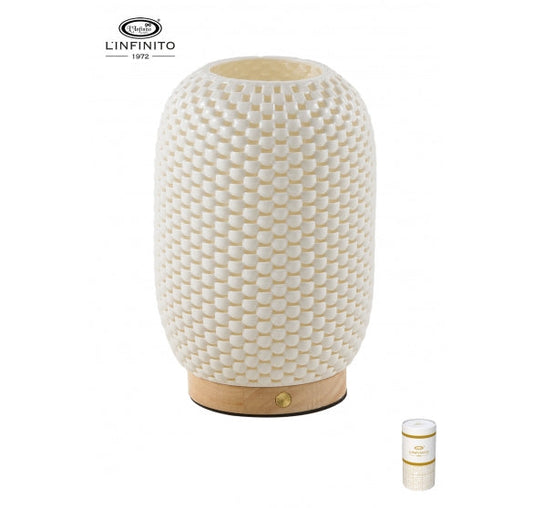 L'Infinito - Lampada led intrecciata