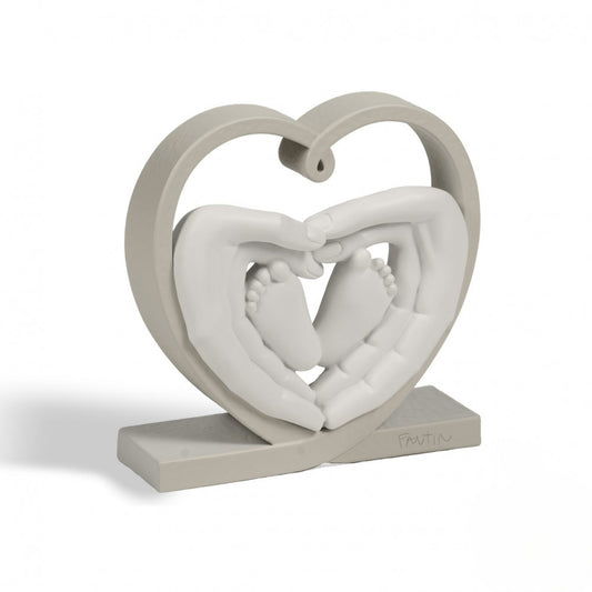 Fantin - Mani e piedini nel cuore base tortora