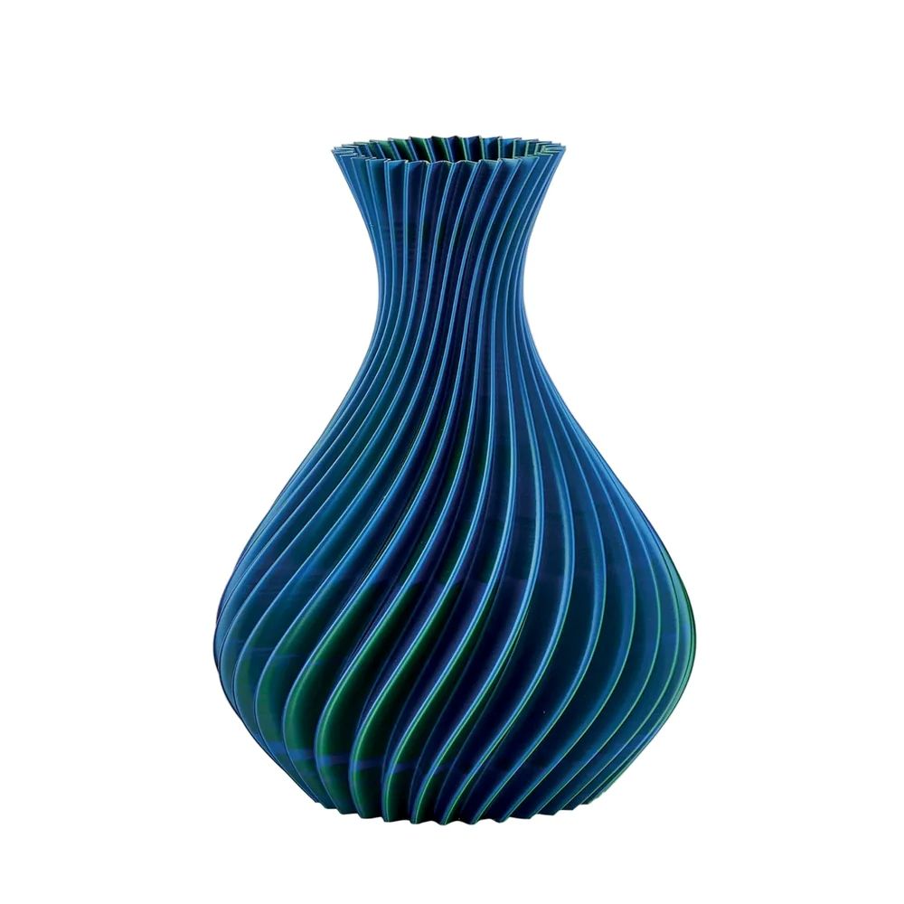Melaverde - Vaso spirale smeraldo