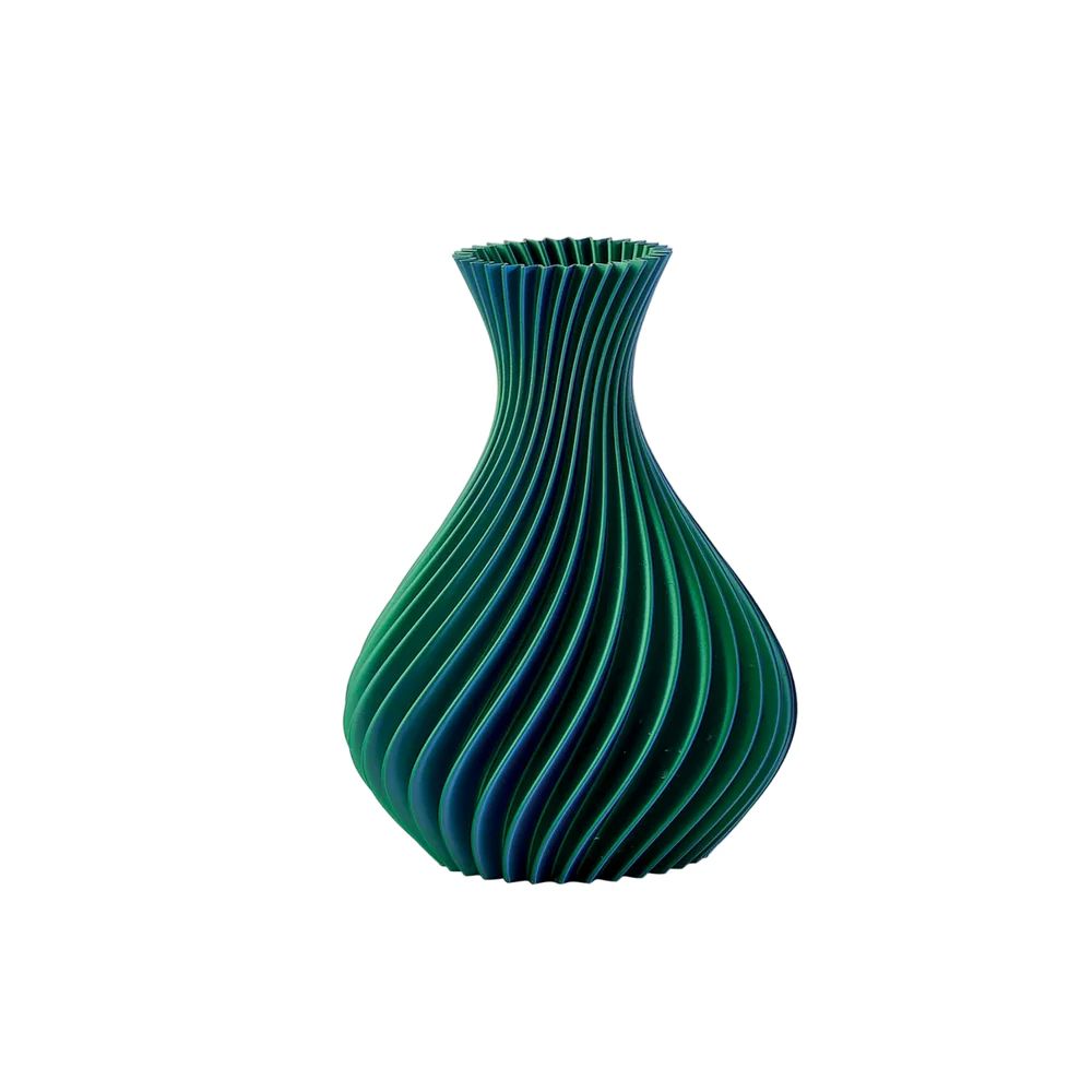 Melaverde - Vaso spirale smeraldo