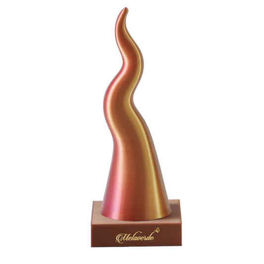 Melaverde - Corno con base viola bicolor H28