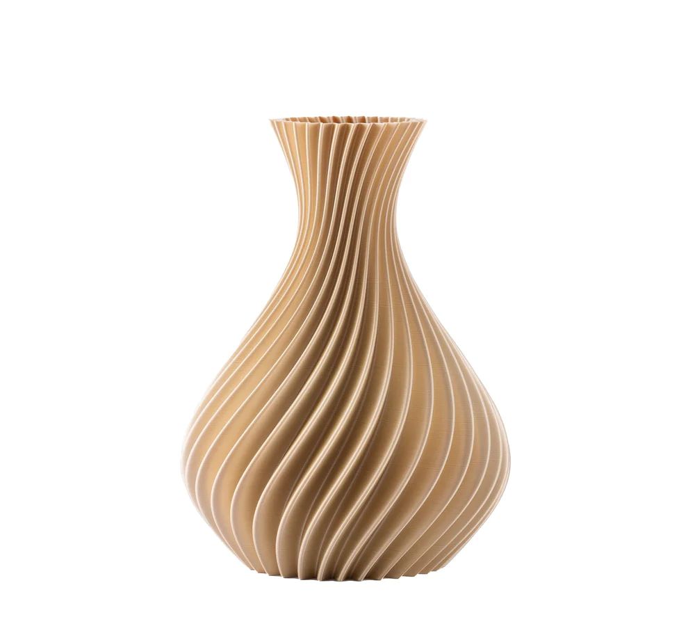 Melaverde - Vaso spirale champagne
