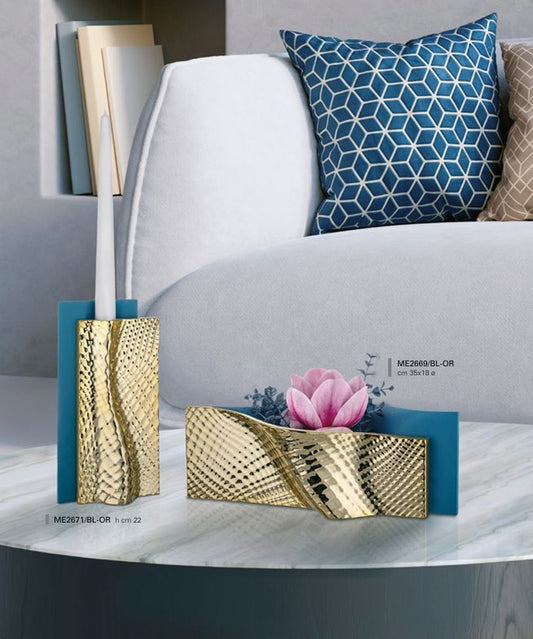 Bongelli - Centrotavola ophis nero/oro