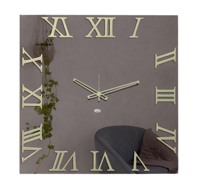 Artemania - Orologio Quadrato Specchio Bronzo Ø80