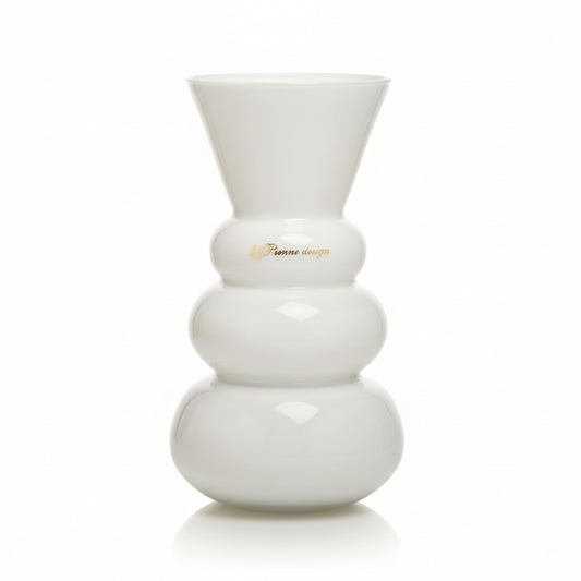 Pienne - Vaso Victor bianco h26