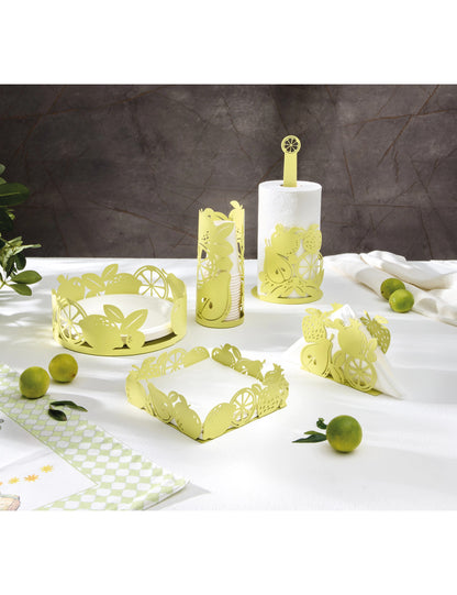 Brandani - Portascottex frutta giallo metal