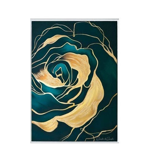 Quadri&Quadri - Quadro fiore aperto linea eleganza