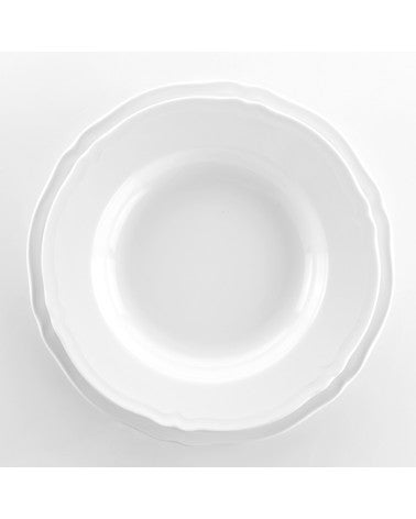 Weissestal - Paris Bianco Servizio di piatti tavola 18 pezzi in porcellana