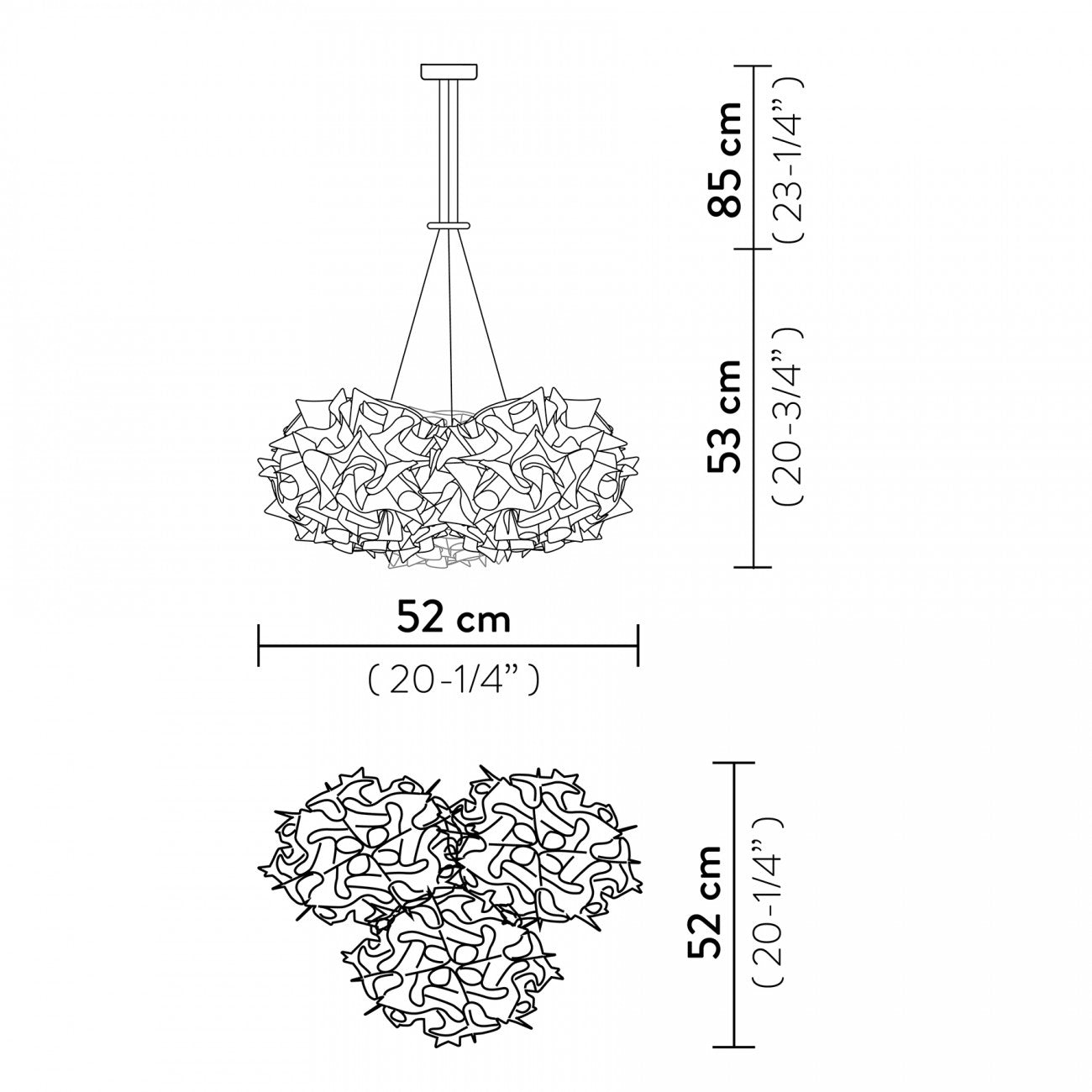 Slamp - Veli mini trio lampada a sospensione