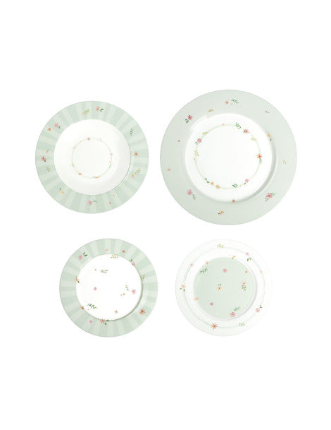 Brandani - Polline verde servizio di piatti tavola 18 pezzi