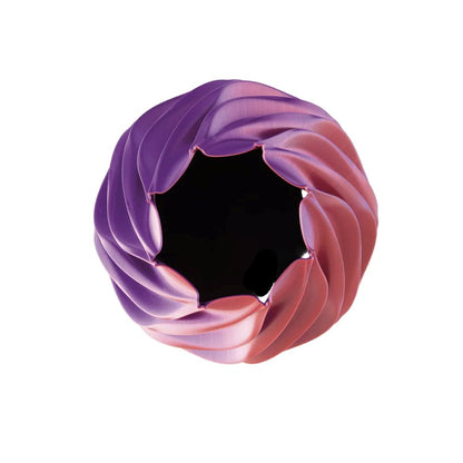 Melaverde - Vaso twist viola bicolor
