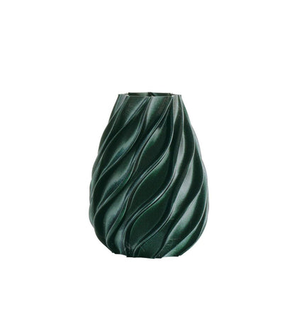 Melaverde - Vaso twist verde glitter