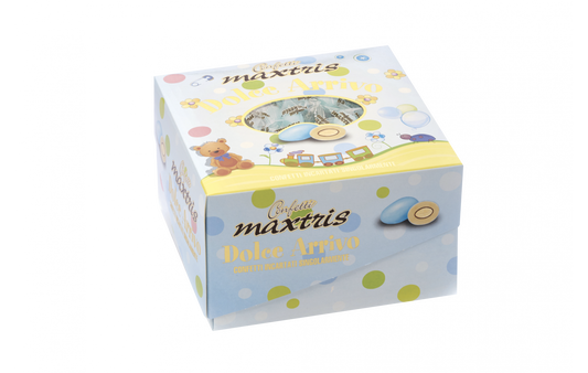 Maxtris  - Vassoio Dolce Arrivo Celeste - 0.50Kg