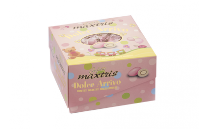 Maxtris  - Vassoio Dolce Arrivo Rosa - 0.50Kg