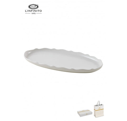 L'Infinito - Vassoio bordi ondulati