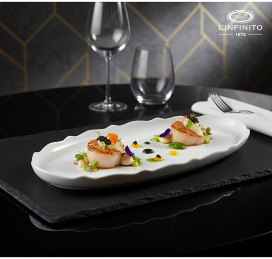 L'Infinito - Vassoio bordi ondulati