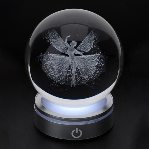 Hervit - Sfera crystal planet Ballerina Ø10cm