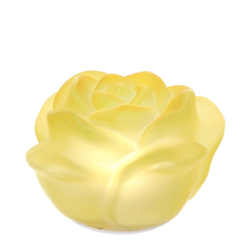 Hervit - Rosa in vetro satinato con luce a led ass